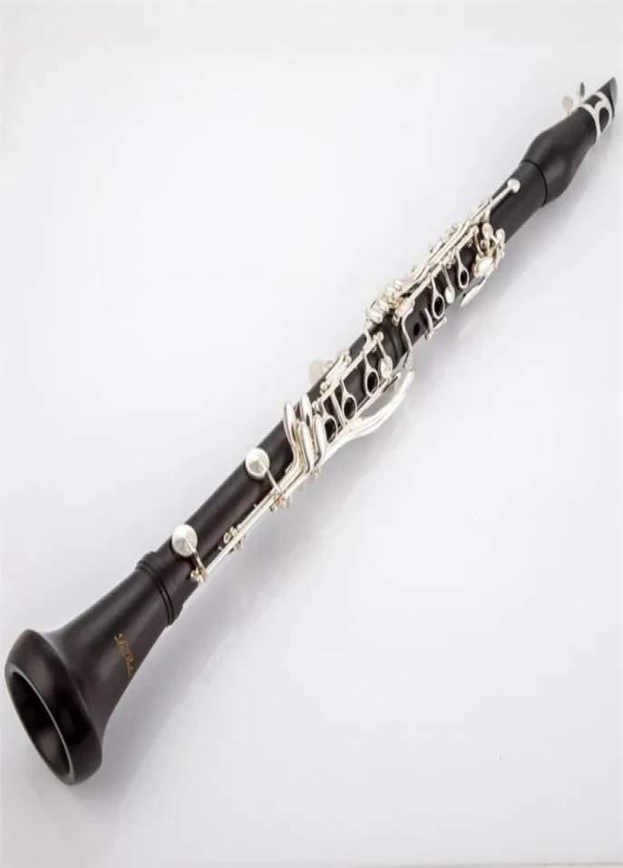 Clarinetto professionale in ebano Ilbelin sintonia bB 17 chiavi Rame placcato argento Clarinetto in legno massiccio116640898