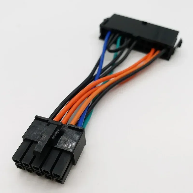 IBM Q77 B75 A75 Q75 Motherboard 18AWG 고품질 전원 공급 장치 케이블 용 Lenovo 용 24pin ~ 10 어댑터 전원 케이블 코드