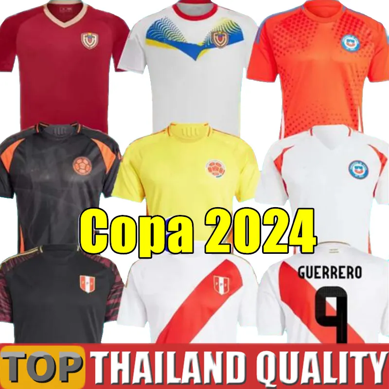 2024 г. Футбольные футбольные футболки Peru Colombia Футбольные рубашки Венесуэла Джерси Copa 2024 25 Униформа Copa Americ
