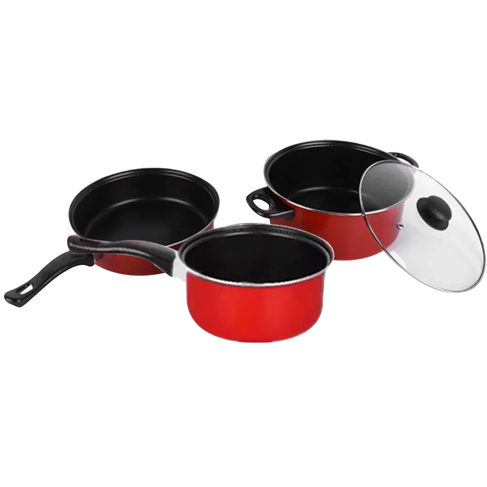 UTSIKTER 3 PCS INDUKTURNING NONSTICK FREING PAN Köksredskap Matlagningsverktygstillbehör Täckkrukor för WOK