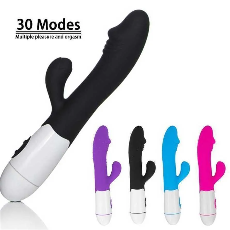 Vends Femelle 30 Fréquence Sex Toys Produits Silicone Simulation Vibrateur G-point Choc Bâton Masturbation Masseur Adulte Amusant 231129