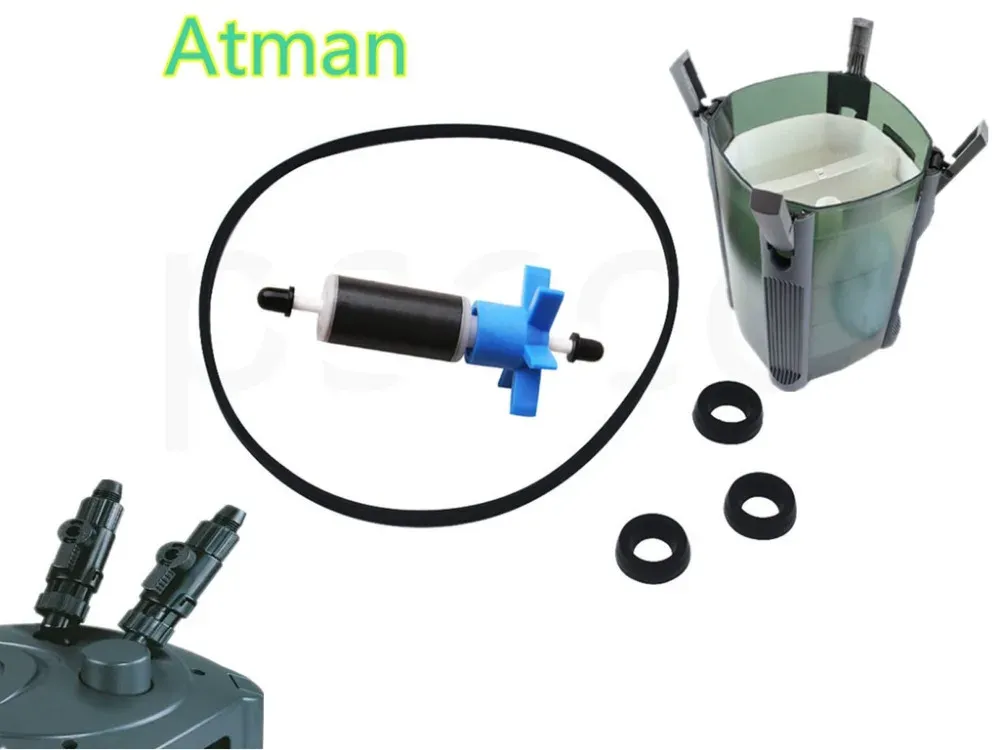 Accessoires Atman filtre seau commande vanne interrupteur Aquarium filtre seau entrée sortie tuyau joint vanne raccords