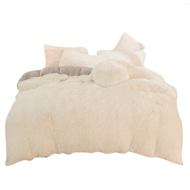 Sängkläder sätter mjuka madrasser Sheets quiltade filtar madrasser Kudde med fyra stycken Set Home Decoration Accessories Cushion Cover