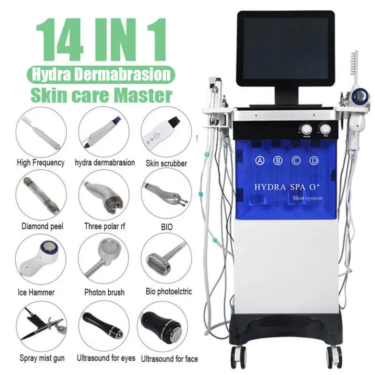 Microdermabrasion 14 i 1 Hydroterapi Water Jet Peel Spa Dermabrasion System429