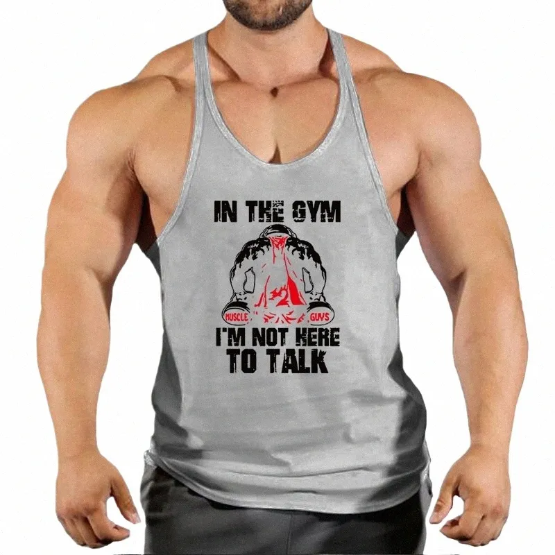 Stringer Gym En İyi Erkek Erkekler Singlets Fitn Vests Spor Salonu Gömlek Adam Kolel Sweatshirt T-Shirts Sırıştırıcılar Man Giyim D3nt#