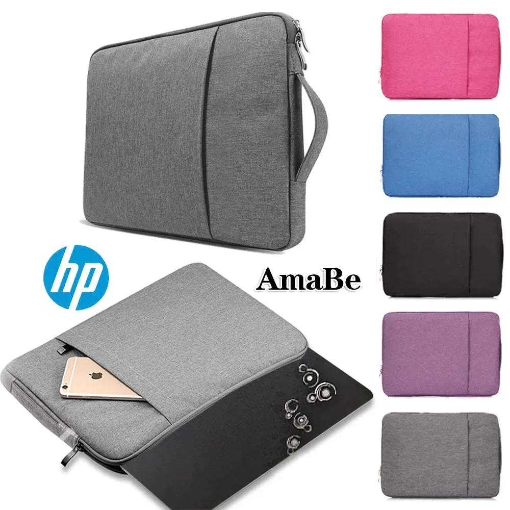 Ryggsäck för HP Chromebook/Envy/11 13 14 x2 x360 Nylon dragkedja bärbar ärmspåse