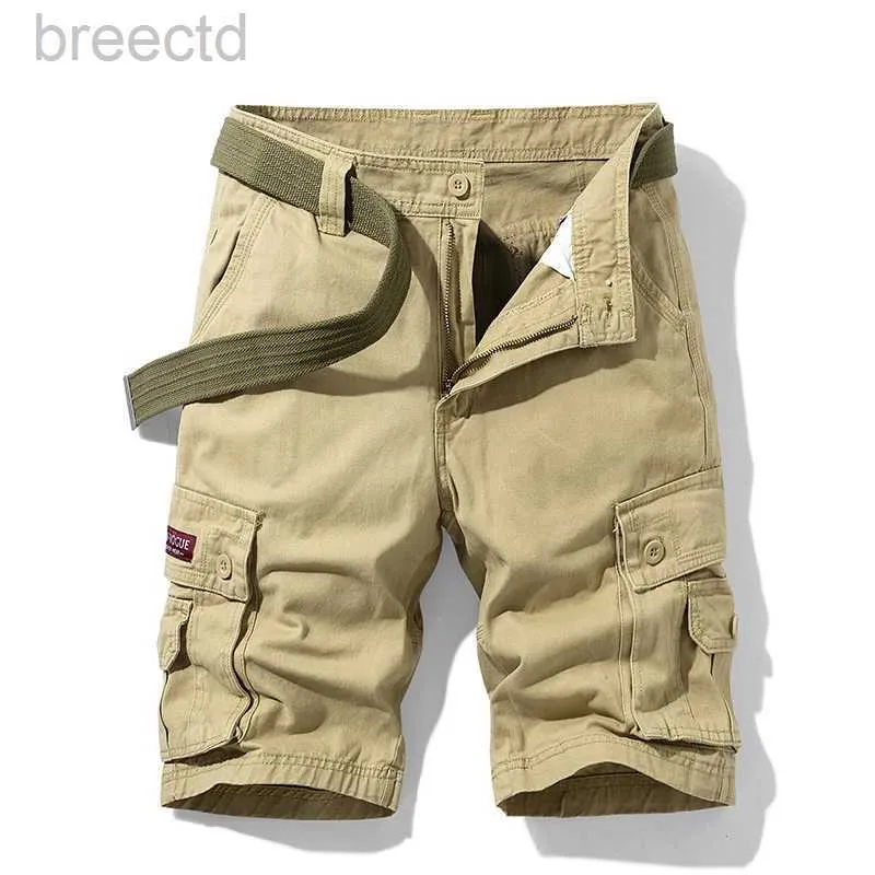 Heren shorts heren shorts nieuwe product shorts voor heren lente/zomer bries cotton bermuda camouflage denim casual multi pocket broek voor herenproducten shorts 24325