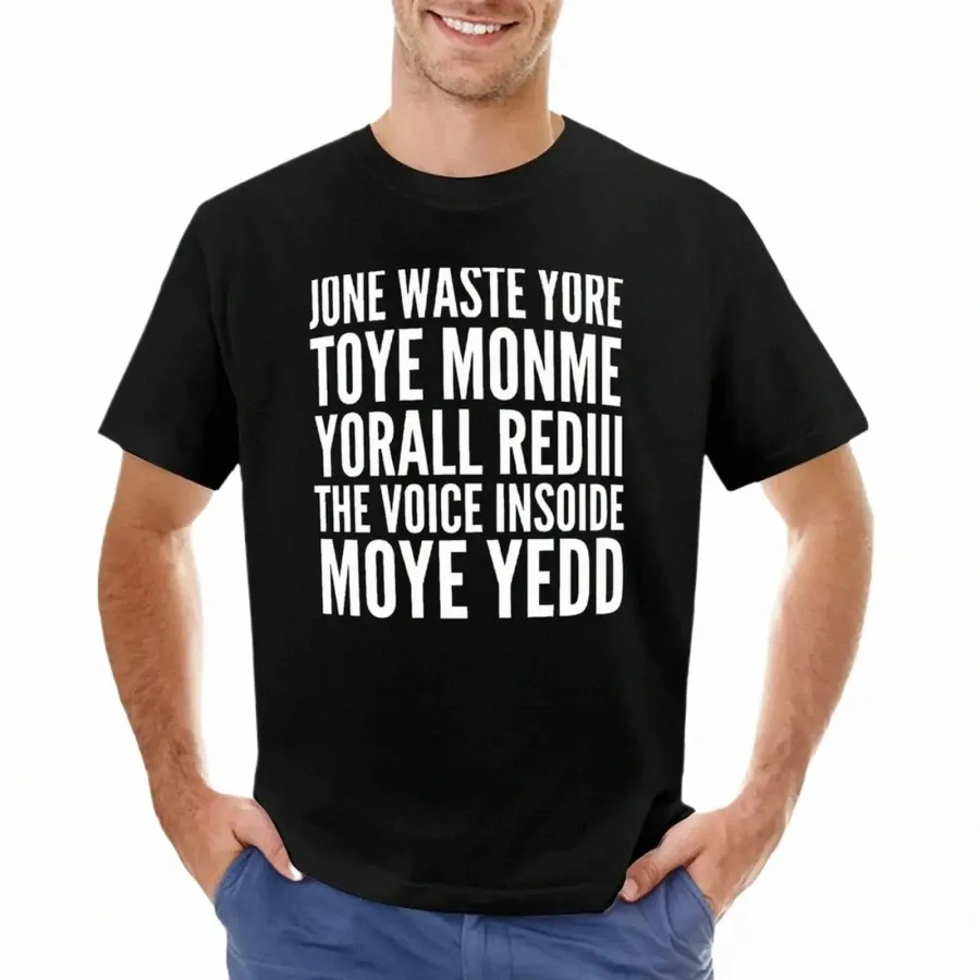 Je Waste yore toye mme yorall rediii t-shirt snabbtorkande skjortor grafiska tees kawaii kläder monterade t-skjortor för män m33p#