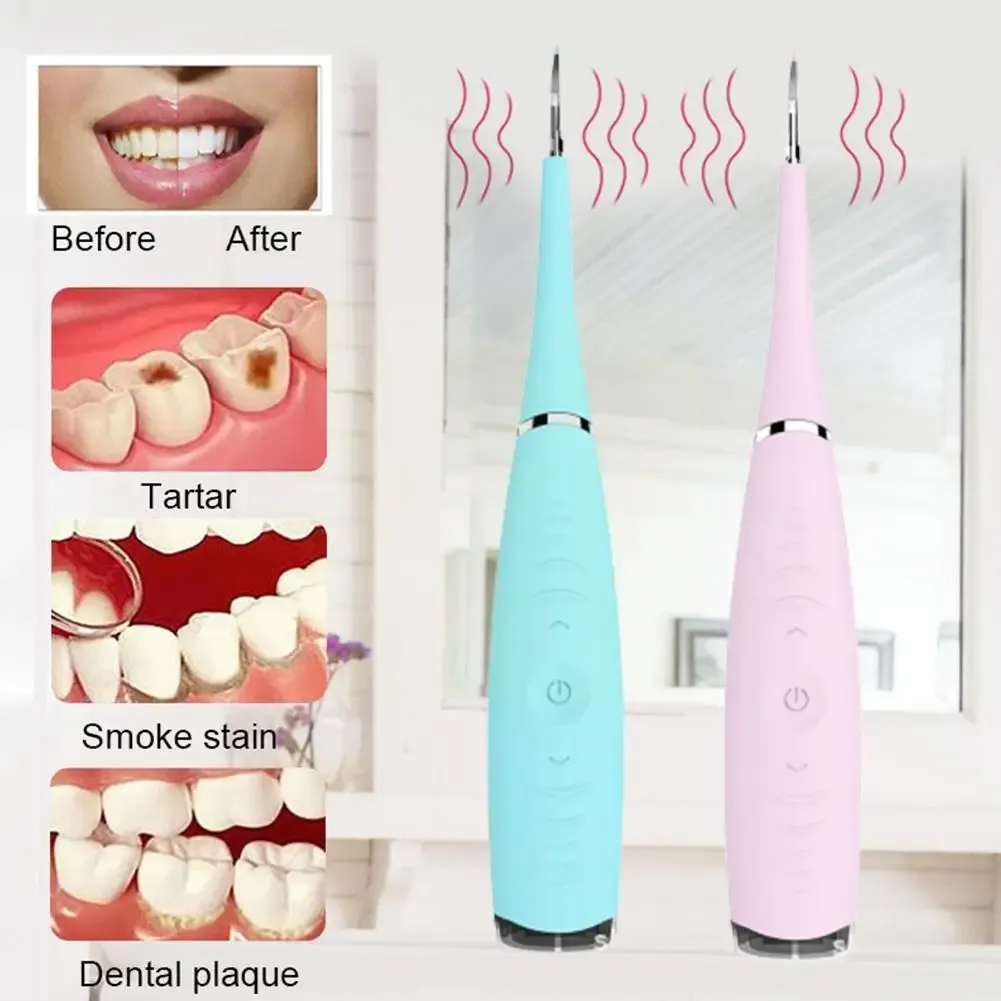 Irrigator Tragbare Elektrische Sonic Dental Scaler Zahn Reiniger Zahnarzt Entferner Dental Zähne Zahnstein Zahnstein Bleaching Flecken Reinigung B4L2