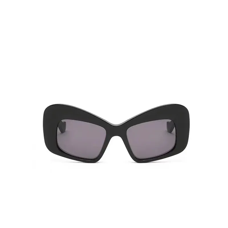 Lunettes de soleil femmes populaires tendance Vintage oeil de chat petit cadre noir lunettes carrées LW40128I mode papillon lunettes de soleil dames lunettes