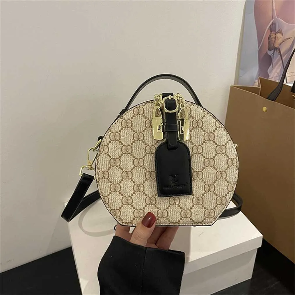 24% OFF Designer bag 2024 Handbags Internet celebritys popular small round temperament casual live streaming shoulder color coded letter crossbody womens