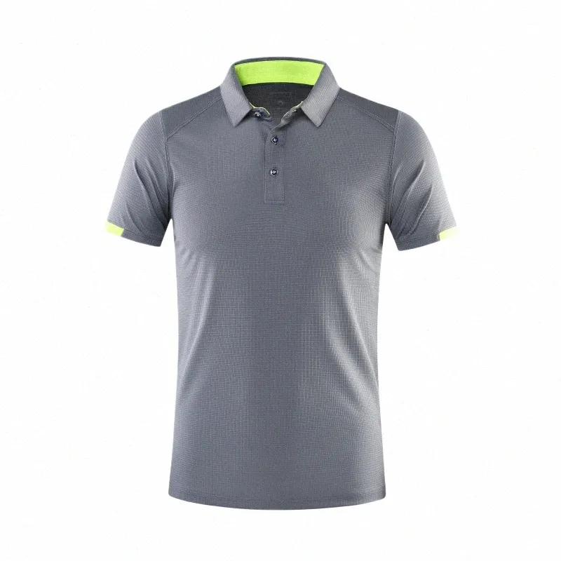 Elike Szybkie suszone oddychające sportowe koszulę polo 8 kolorów Tops Summer Butt Polo koszule Wysokiej jakości ubrania S-4xl 2024 U0W0#