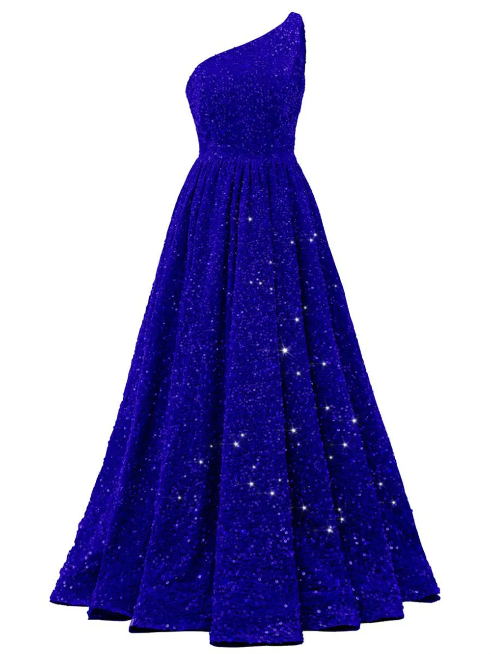 Elegant One-Shoulder Sequin Prom Dress - Long A-Line Evening Gown, Plus  Size Available! Shop Now! from Dhgate Prom Dresses - price 102.52