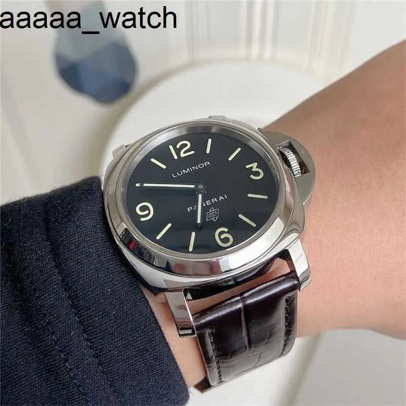Watch Luxury Panerass Designer 2024 Wristwatches Shooting Manual Mechanical Pam01000 Men's Large Diameter