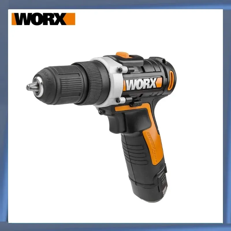 Schroevendraaiers Worx 12V Mini Electric Drill WX128.1 Cordless Screwdriver DC Electric Drill Driver Rechargeable Handheld Power Tools Household