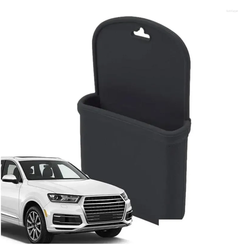 Car Organizer Trunk Storage Air Vent Pouch Box Wear-Resistant Glasses Phone Holder Coin Key Card Case Drop Delivery Automobiles Motorc Ot0Qm
