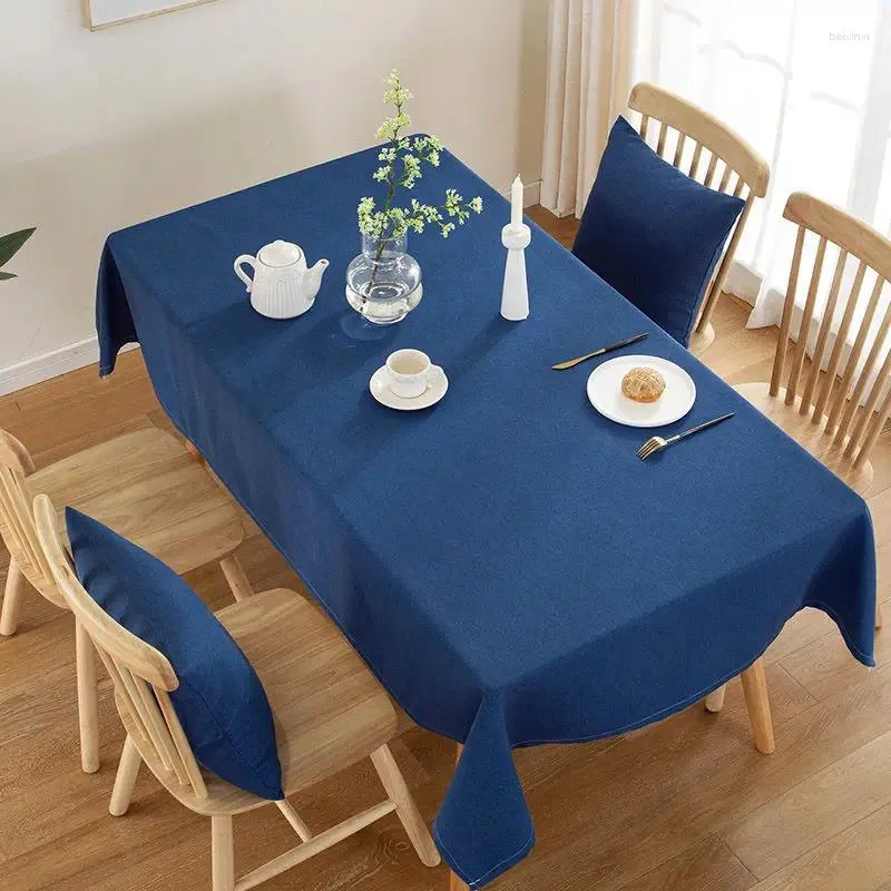 Table Cloth Cotton Linen Tablecloth Chinese Simple Dormitory Book