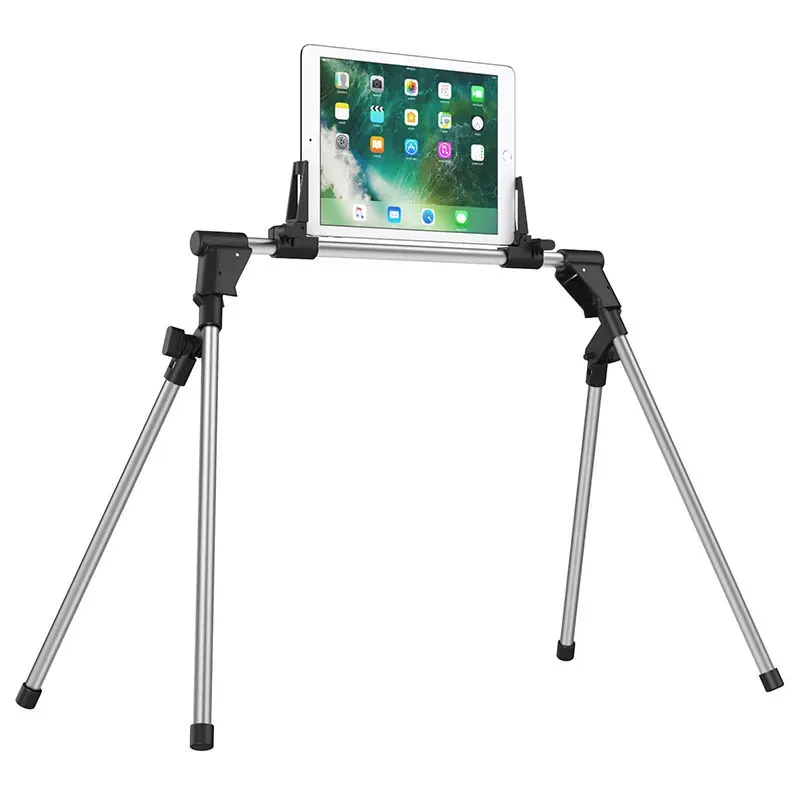 Troffel Foldable Tablet Stand Phone Holder Lazy Bed Floor Desk Tripod Desktop Mount for Iphone X 11 Ipad Floor Desk Tripod