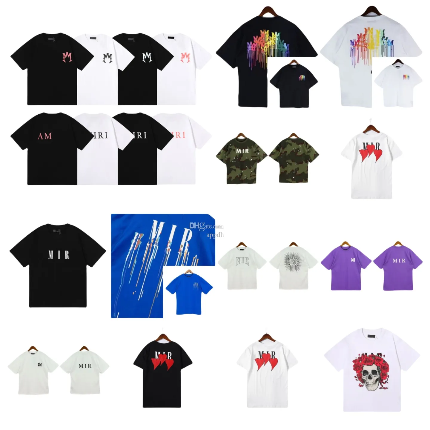 Летняя мужская и женская футболка, модная свободная футболка, брендовый топ, женская повседневная футболка Amris, одежда, шорты в стиле хип-хоп