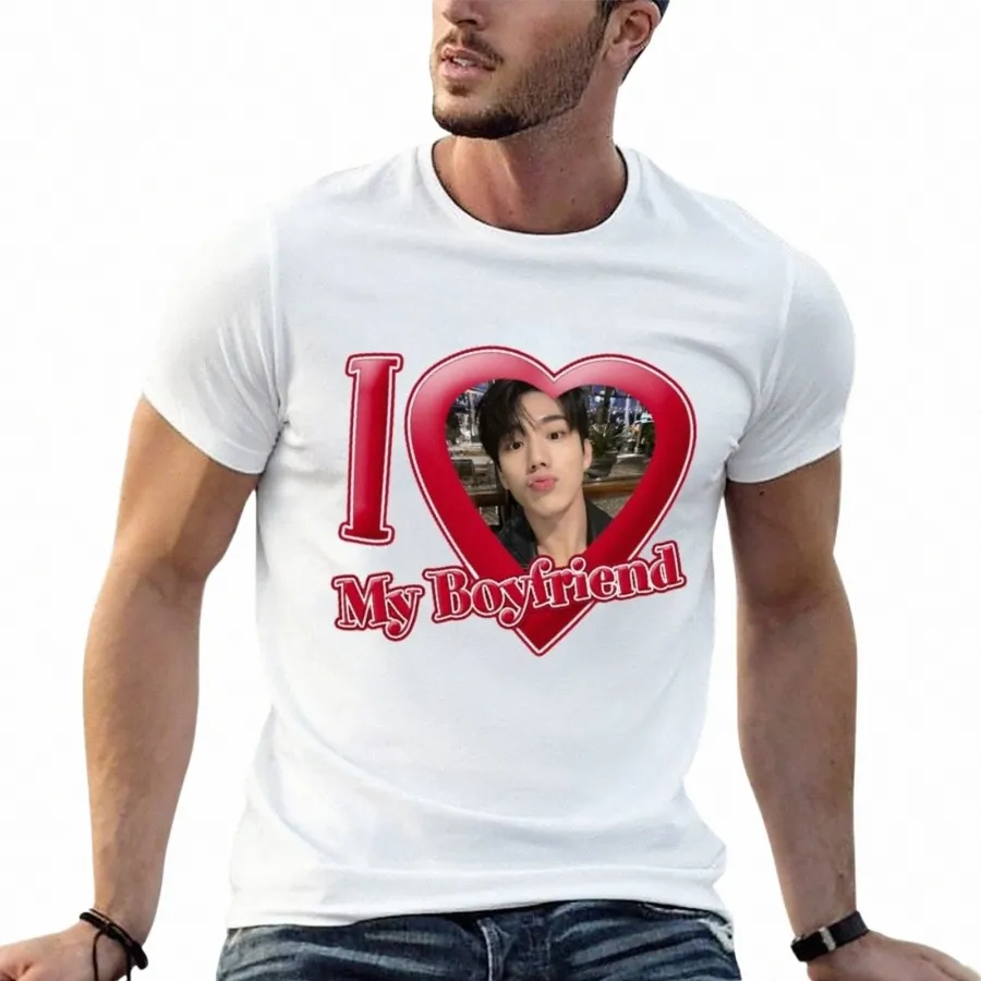 Nouveau Intak P1Harmy "J'aime mon petit ami" T-Shirt personnalisé dessus de chemise grande taille hauts T-Shirt à manches courtes hommes B0LQ #