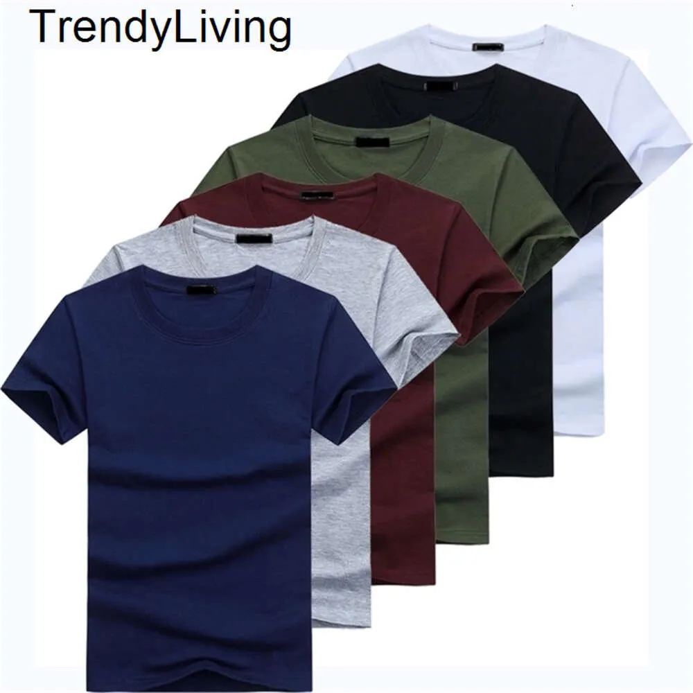 Nouveau 24SS Designer Marque de mode Hommes T-shirts Casual T-shirt à manches courtes Hommes T-shirt en coton solide Vêtements d'été T-shirt pour hommes