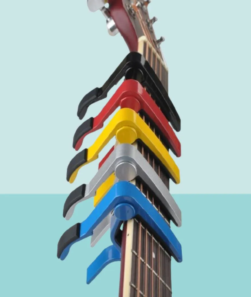 Capos de guitarra inteiros, troca rápida, acessórios de guitarra acústica, gatilho, capo multicolor4039323