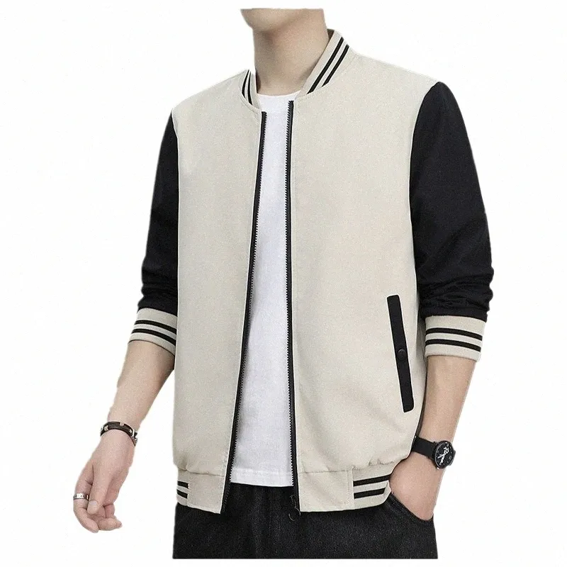 Hommes Casual Sport Veste Baseball Manteau Slim Fit Unisexe Baseball Uniforme Bomber Hommes Veste Surdimensionné Bomber Veste Couple M-5XL d6nH #