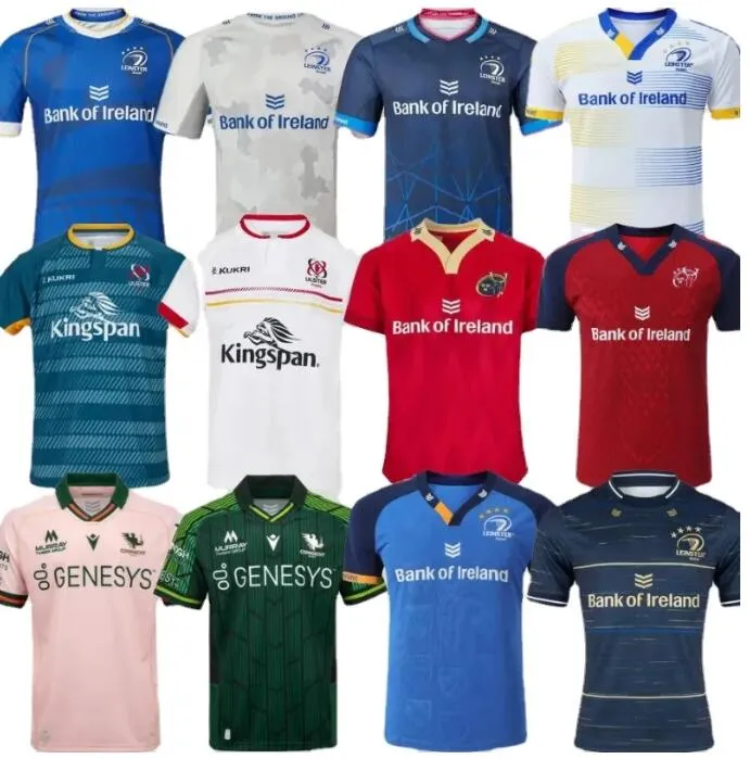 2023 2024 ULSTER Leinster MUNSTER Rugby-Trikot Exeter Heim-Auswärts 22 23 24 CONNACHT EUROPEAN ALTERNATE Vereinstrikot Größe S-5XL