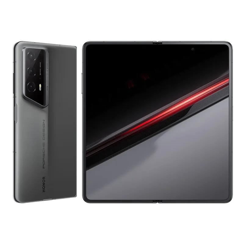 Original Huawei Honor Magic V2 RSR Porsche Foldbar 5G Mobiltelefon Smart 16GB RAM 1TB ROM Snapdragon 8 Gen2 Android 7.92 "Foldad skärm 50.0MP NFC Watertproof Mobiltelefon