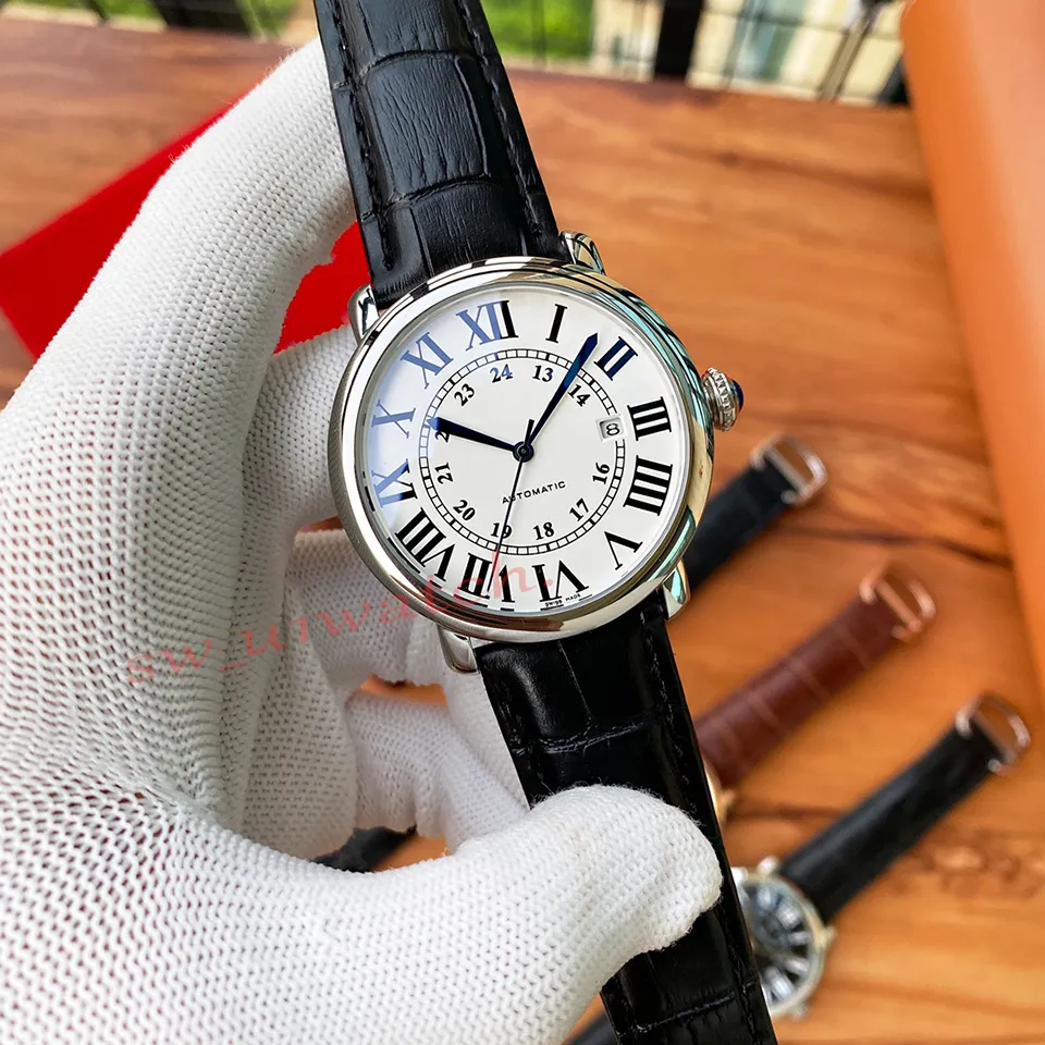Top brand mens and womens watch cases leather straps automatic mechanical watches date watches fashion brands womens watches designer watches