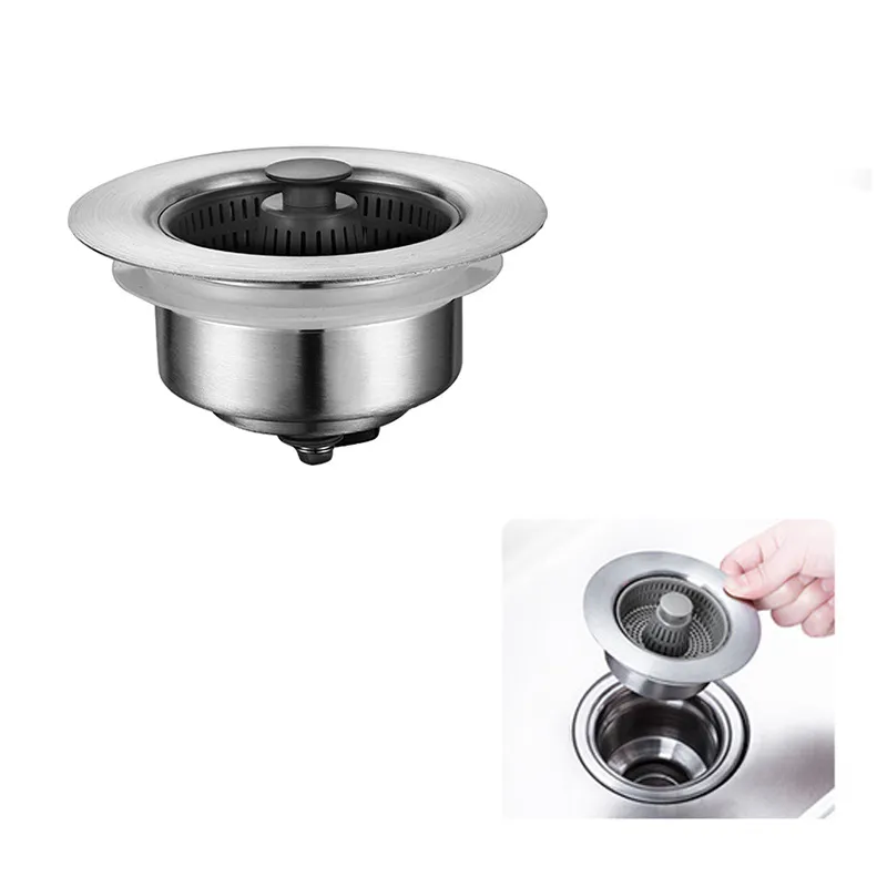 Filtro Per Lavello Da Cucina In Acciaio Inossidabile SilverA Da 2 Pezzi Soluzione Definitiva E Duratura~p201876801