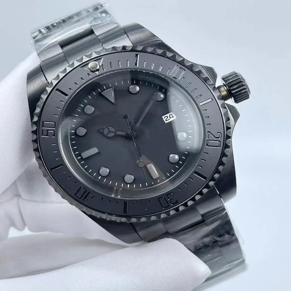 Geheel zwart topkwaliteit luxe herenhorloge SEA-DWELLER keramische bezel 44 mm roestvrij staal 116660BKSO automatisch zwart Cameron Diver Wr275U