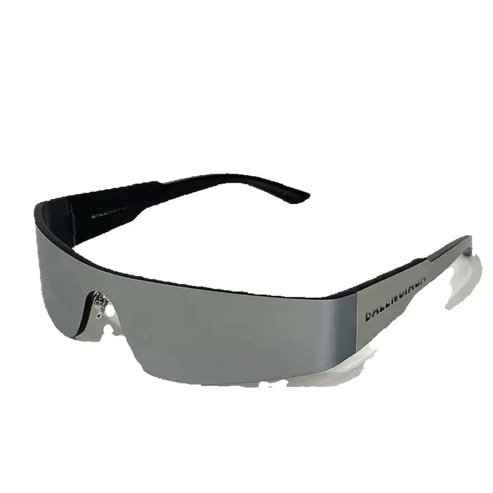 Mono Rectangle Sunglasses in Black Nylon BB0041S Sunglasses Ladies Designers Sier Gradient Thick Full Lens Narrow Rectangular Mask Mens Fashion Glasses