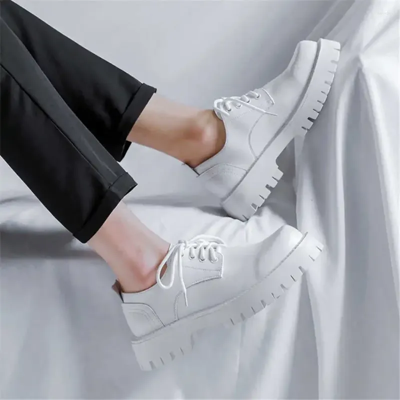 Dress Shoes Platforme Hoogte Up White Men Heel Bruid Heren Bruine Sneakers Sport Shoses Vzuttya Shoess