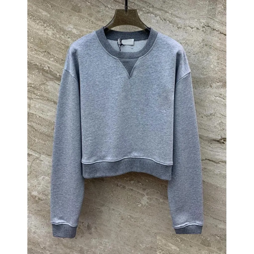 Sweat-shirt à capuche pour femmes, col ras du cou, livraison directe, vêtements Otim8