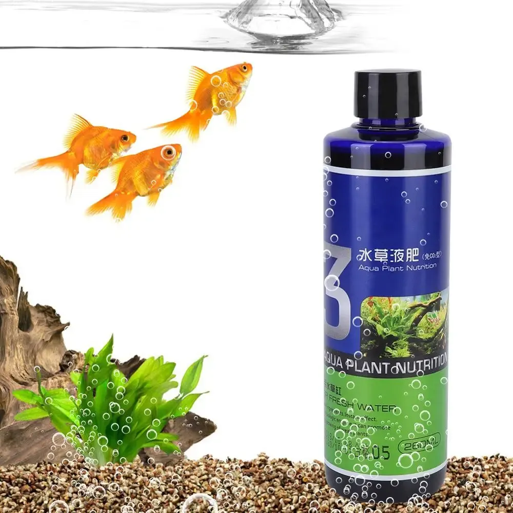 Réservoirs d'engrais pour plantes d'eau d'aquarium de 260ml, Solution nutritive enrichie pour plantes d'aquarium