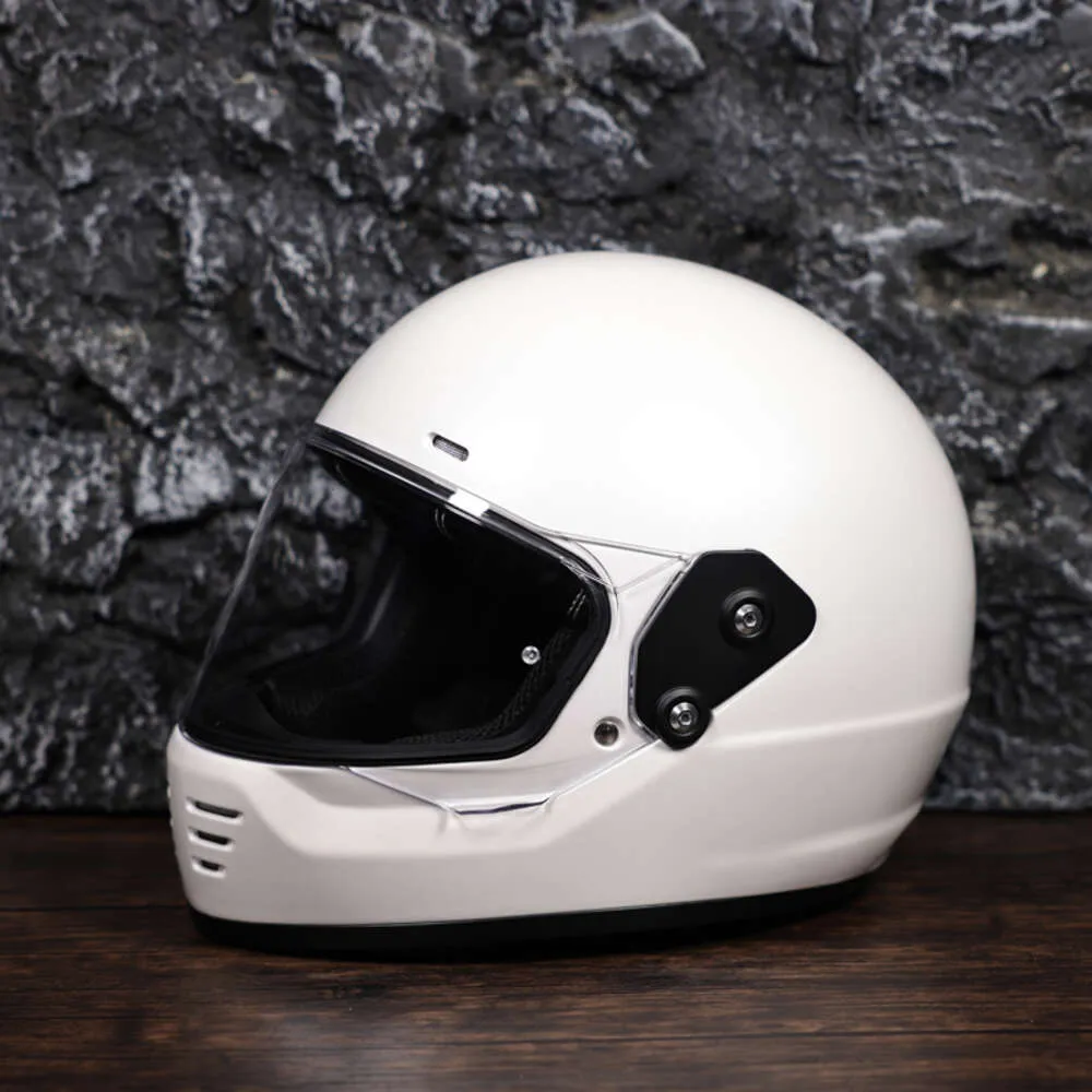 Motorcykel Full Face Casco Moto Vintage Chopper Retro Hjälm Capacete de Motocicleta Modular Helmet Dot Godkännande
