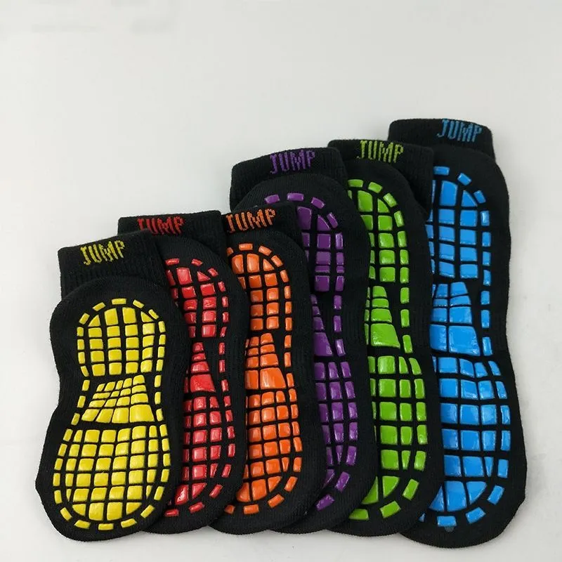 Calzini per trampolino Calzini antiscivolo in silicone per sport all'aria aperta comodi premium yoga Pilates grip sox lady Calza per barca Calzino corto antiscivolo alla caviglia