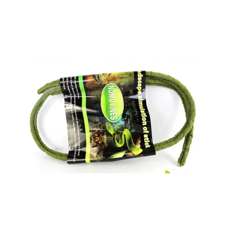 Dekor 200 cm Reptil Eidechse Spinne Frosch Giftdartfrog Aquarium Dekoration Simulation Rattan Rebe