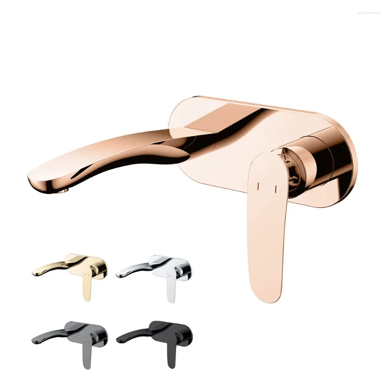 Badrumsvaskar kranar toppkvalitetskran Väggmonterad kallt vattenbassäng Mixer Tap Design Copper Bath Bath