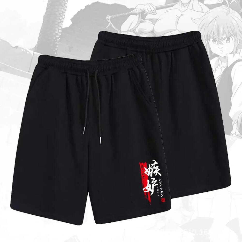 Sept péchés capitaux Anime pantalons décontractés hommes dix commandements Sin Anime été nouveau short de sport en vrac hommes