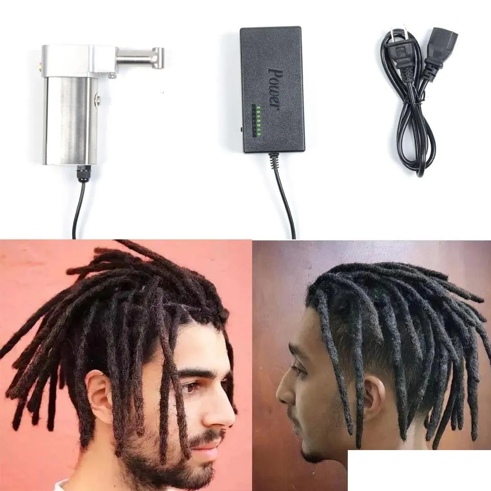 Anschlüsse Mini Handheld Tragbare Deadlocs Cloghet Flechten Herstellung Hine für schnelle und einfache DIY Dreadlocks Haar S 230828 Drop Lieferung Dhlaj