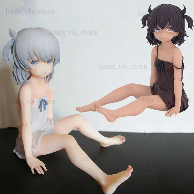 Action Toy Figures Bull Fots Japan Makoto Shiroikone Matsu Kuroiko Sexig Kawaii Girl PVC Anime Figur Insight Action Figur Vuxen Model Doll Toys T240325