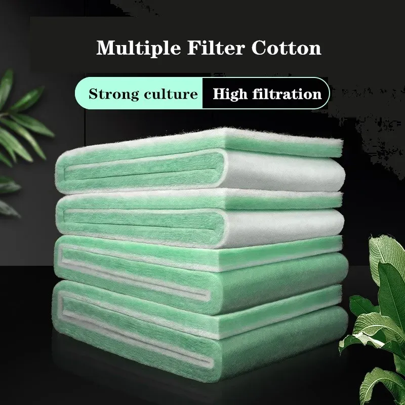 Riscaldamento Bio Sponge Filter Cotton Pro Pond Aquarium Filtro Media Koi Filtro Koi Media Roll Fish Serra