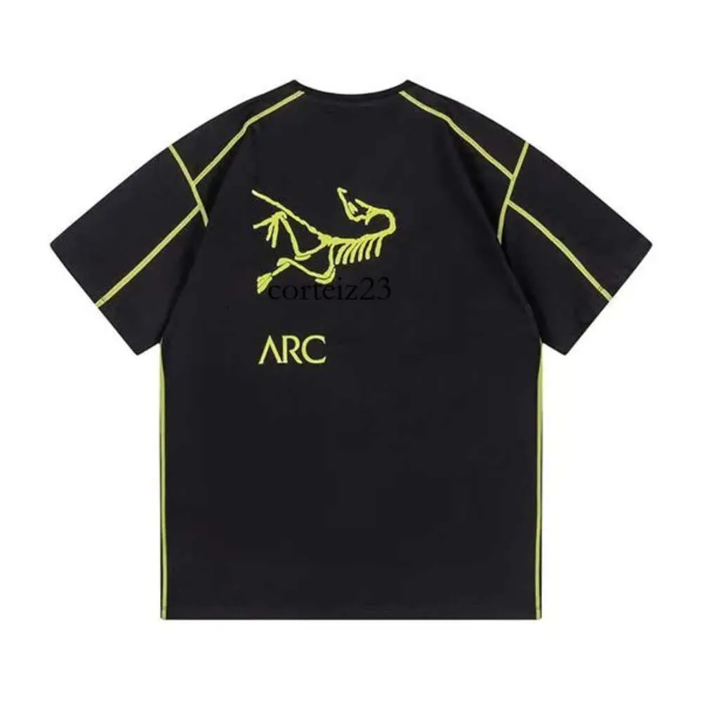 Модная футболка Arctery Brand Arc T Shirt Мужские футболки Arctery Jacket Tees Edition Arcterx Jacket Универсальная классическая классическая свободная мужская футболка с красочным принтом Bird 4872