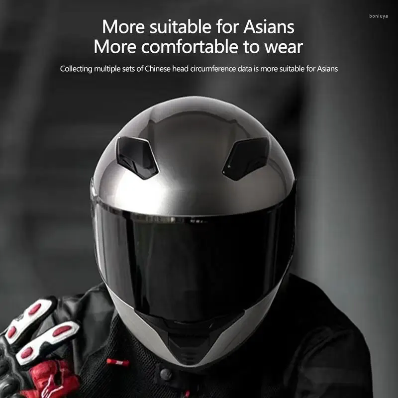 Motorcycle Helmets Full Face Unisex Head Protector For Riding Cycling Stylish Street Bike Helmet Men &women Moto Accessories