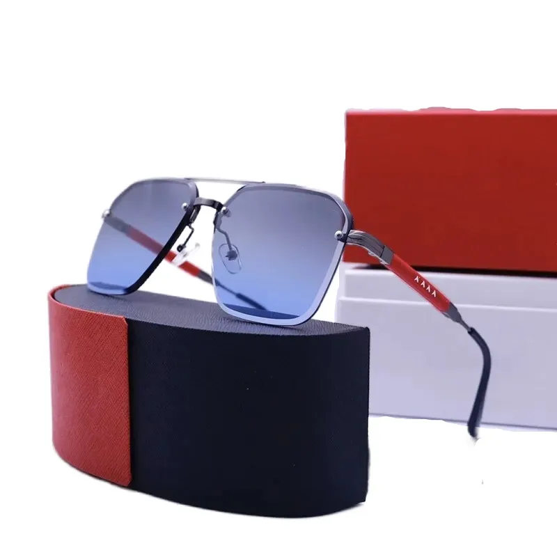 Simples óculos de sol designer homens lentes grandes à prova de vento polarização uv400 proteção óculos sol banhado a ouro óculos de sol mulheres na moda 2024 hj080 C4