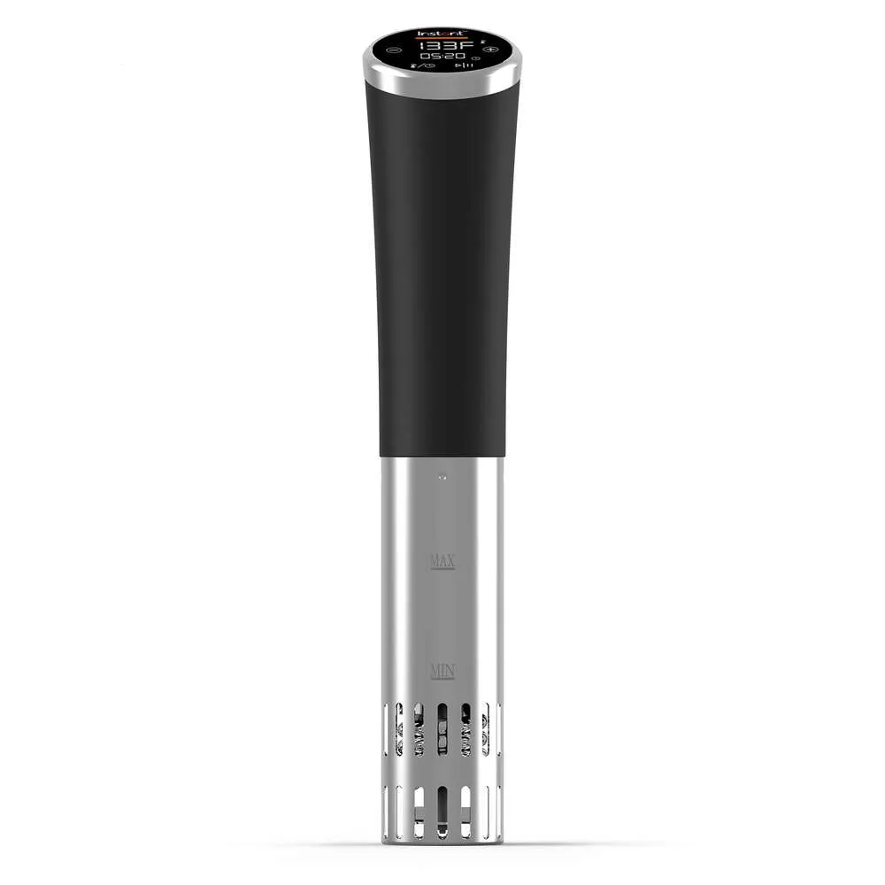 Pote instantâneo accu slim sous vide 800w panelas de precisão, circulador de imersão, aquecimento rápido ultra silencioso, grande temperatura da tela de toque e controle de tempo,