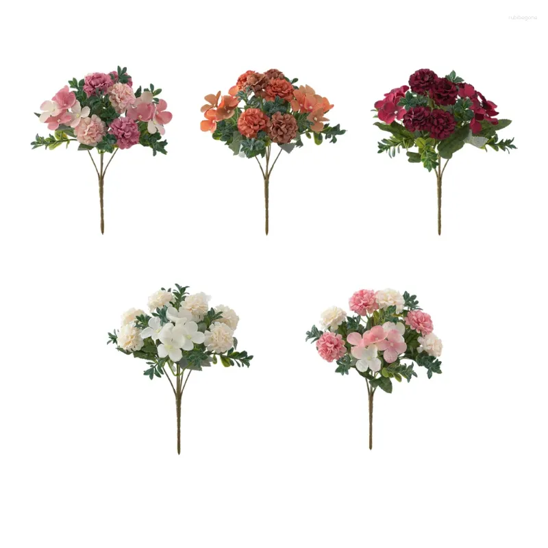 Decoratieve bloemen 4x Prachtig vervaardigd kunstmatig voor huisdecoratie Geen water geven Feestdecoratie Moeders