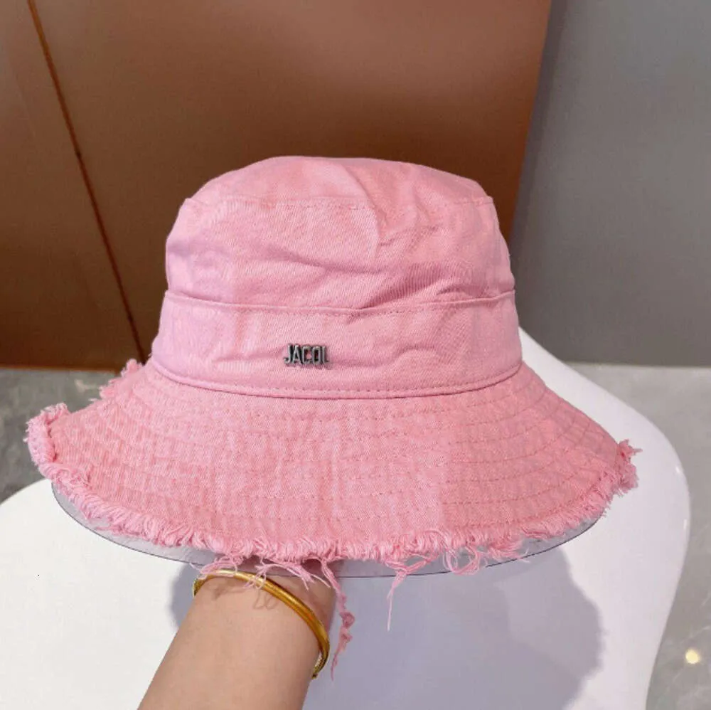 Casquette Bob Wide Brim Hats Designer Bucket Hat For Women Frayed Cap2024 td